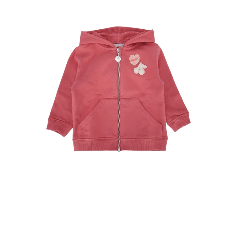 Bonpoint Sweat Tibou Upb Framboise Coton Biologique Maglieria