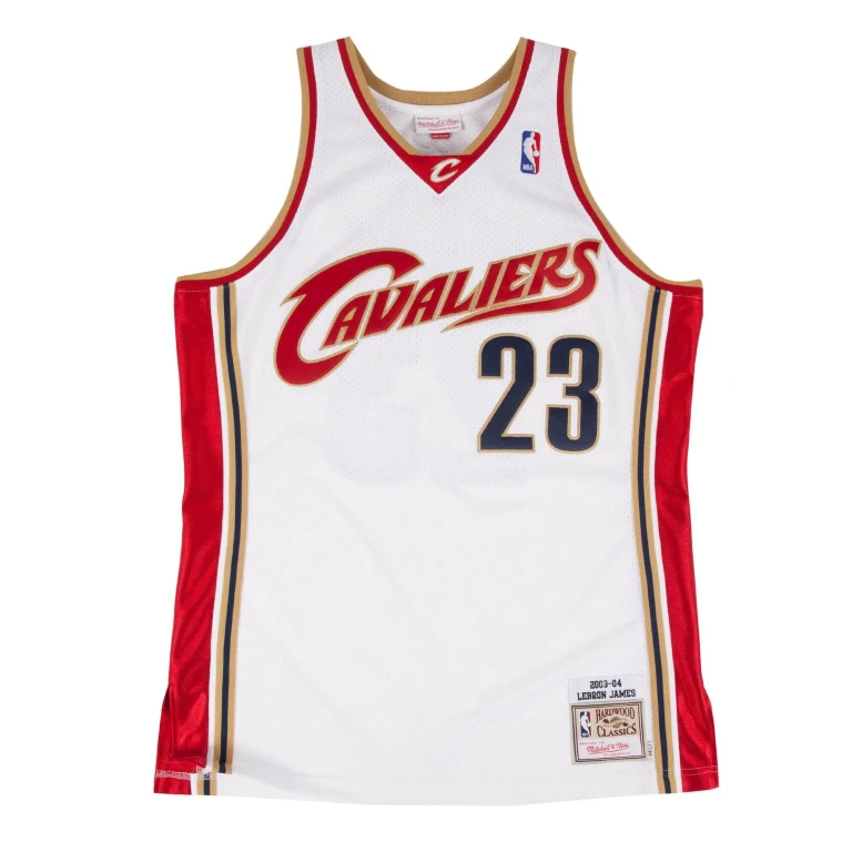 Men's NBA Authentic Jersey 2003 Cavaliers Lebron James #23 Jerseys