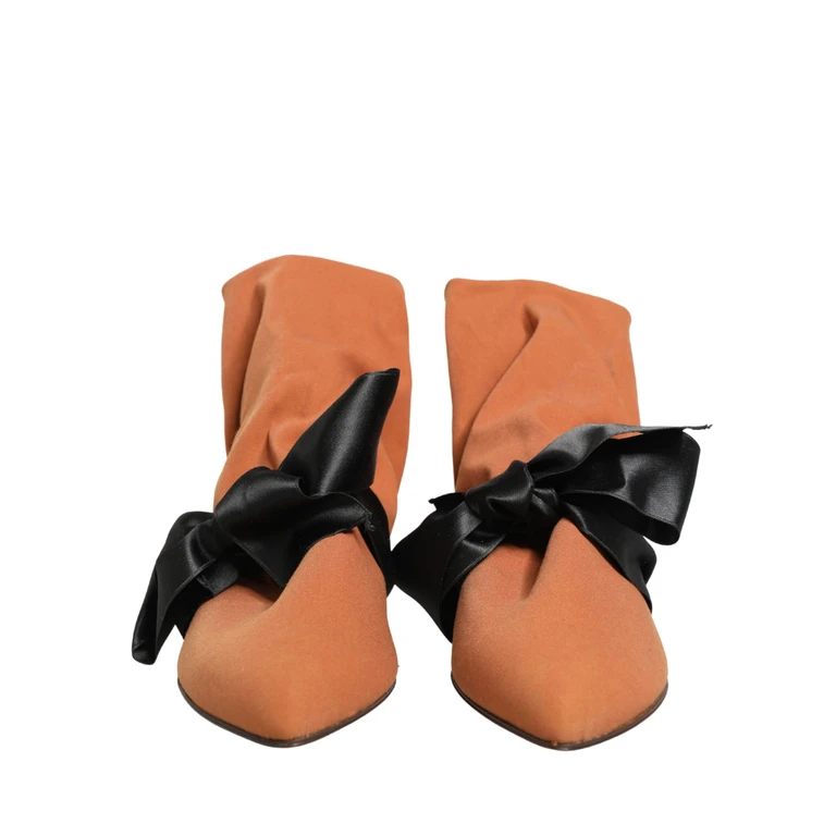 Dolce & Gabbana Brown Black Suede Boots Shoes And - Women
