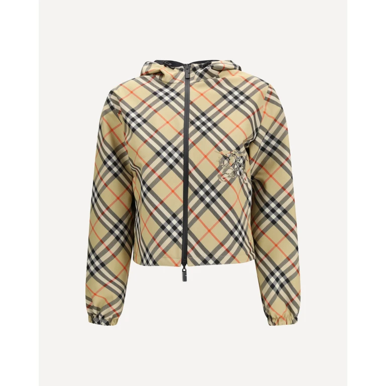 BURBERRY Reversible cropped check Jacket Female M