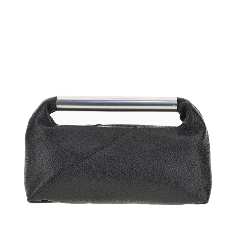MM6 Leather Japanese Jewel Handle bag Woman One Size
