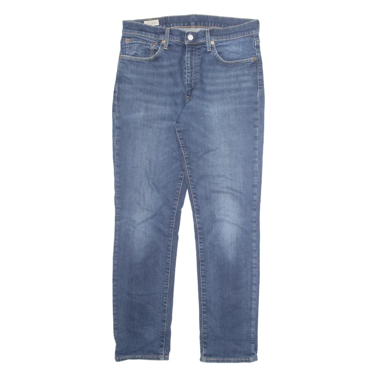 LEVI'S 511 BIG E Jeans Mens Blue Slim Straight Stone Wash W34 L32