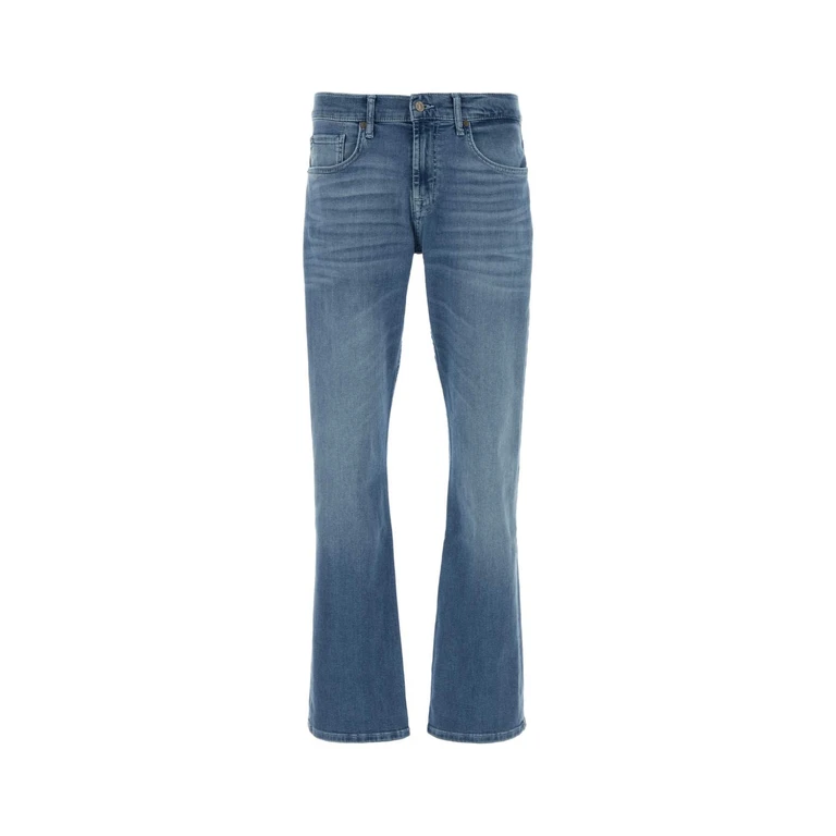 Seven For All Mankind Stretch Denim The Bootcut Jeans Blue - Men