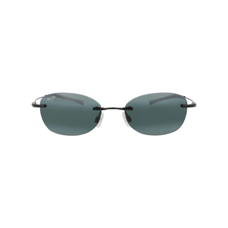 Round-Frame Memory Metal Sunglasses