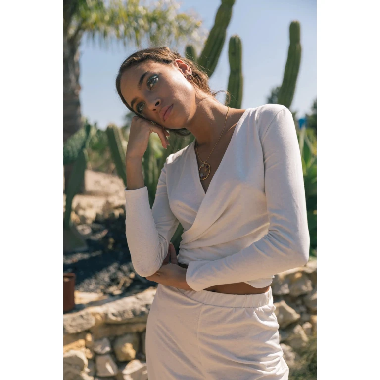 ALOE BLOUSE - ECRU