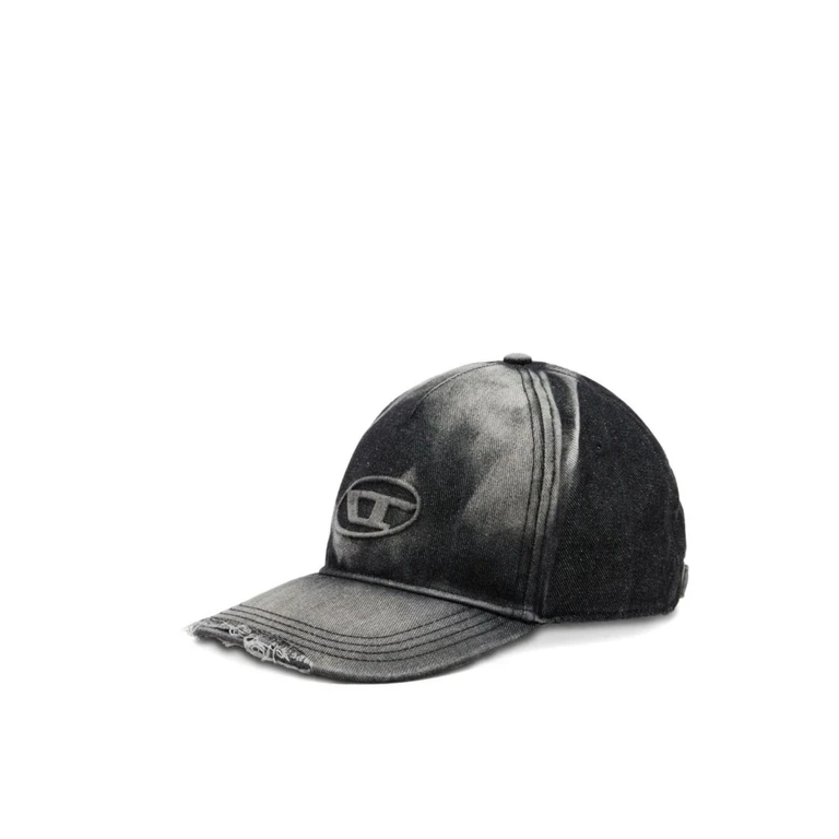 DIESEL Cappello Cotton Black
