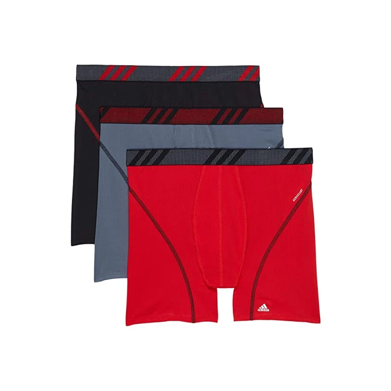 Men's Sport Performance Mesh Boxer Brief Underwear 3-Pack (3-Pack)