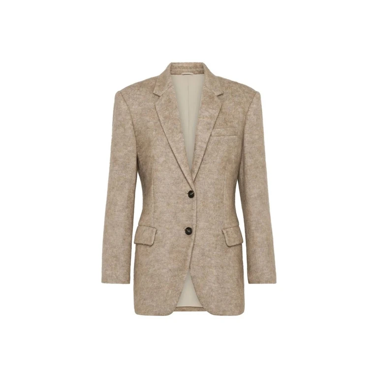 Beige Cashmere Blazer Clothing - Women