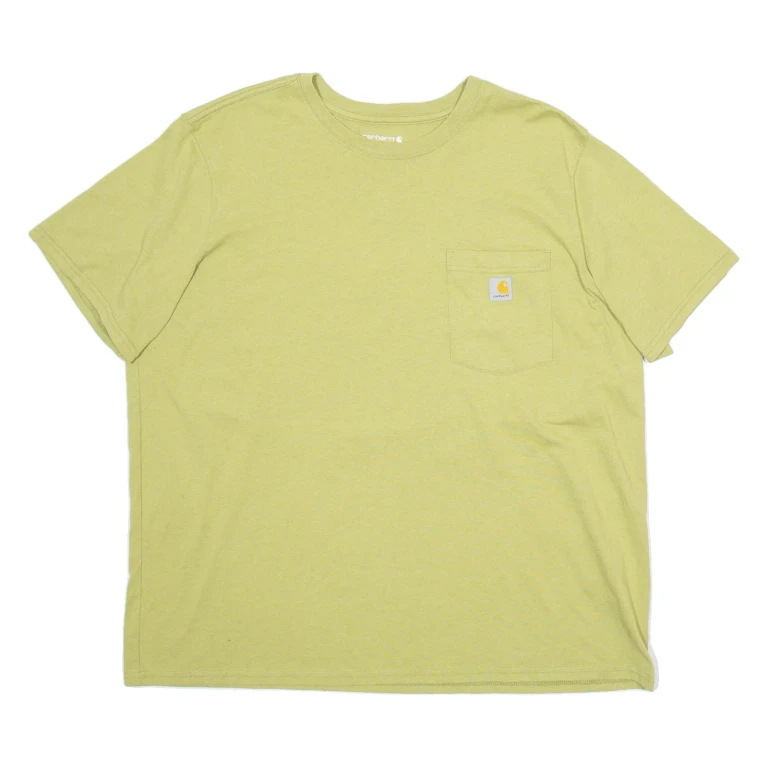 CARHARTT Mens T-Shirt Green 2XL