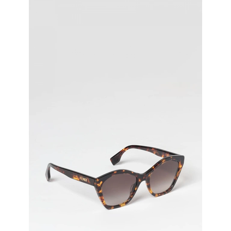Oversized Irregular-Shaped Sunglasses in Acetate with Logo (FE40175I56B)