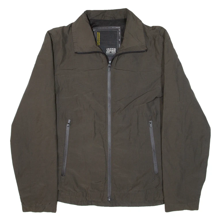 JACK & JONES Mens Jacket Green M
