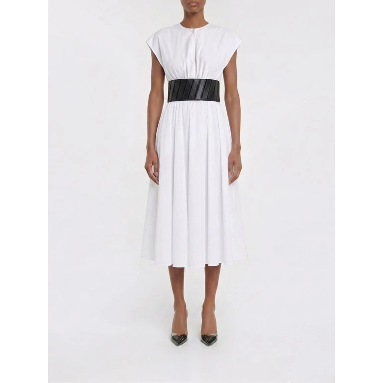 Cotton Midi Dress (AA9R2890T611C000)