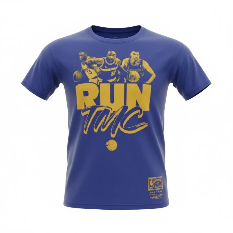 Men's NBA Golden State Warriors Hardwood Classis Run Tmc T-Shirt