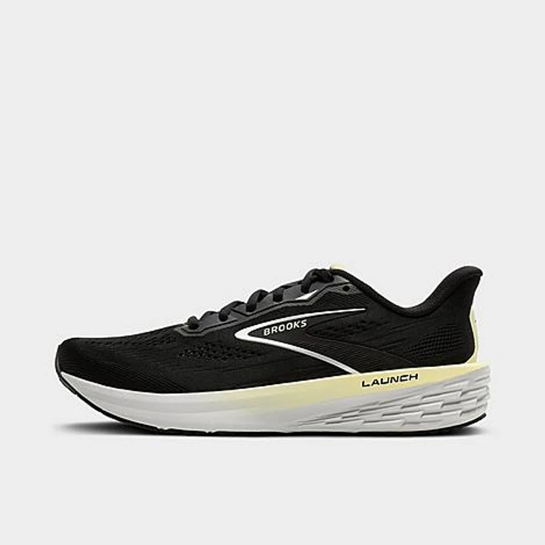 Brooks Women's Launch 12 Running Shoes in Black/Luminary/Oyster Size: 5.0