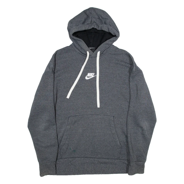 NIKE Womens Grey Hoodie L