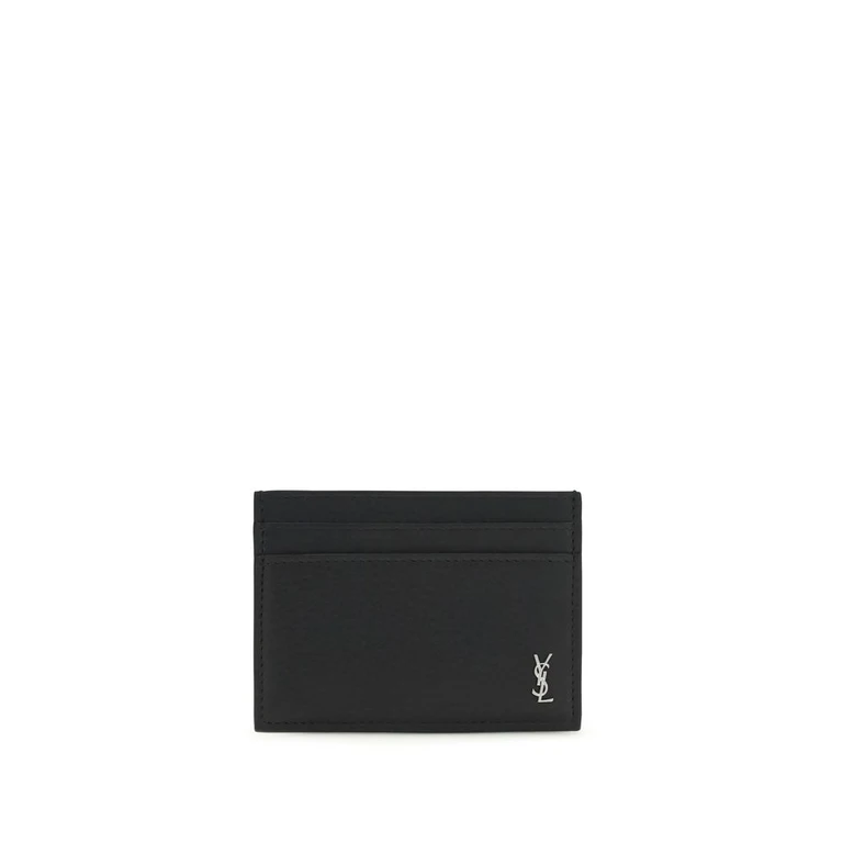 Saint Laurent Black Calf Leather Bos Taurus Wallet - Men
