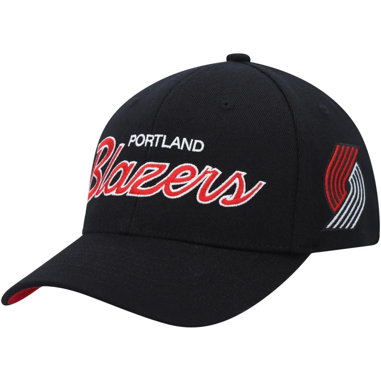 Men's NBA Team Script 2.0 Stretch Snapback Trail Blazers Snapback Caps