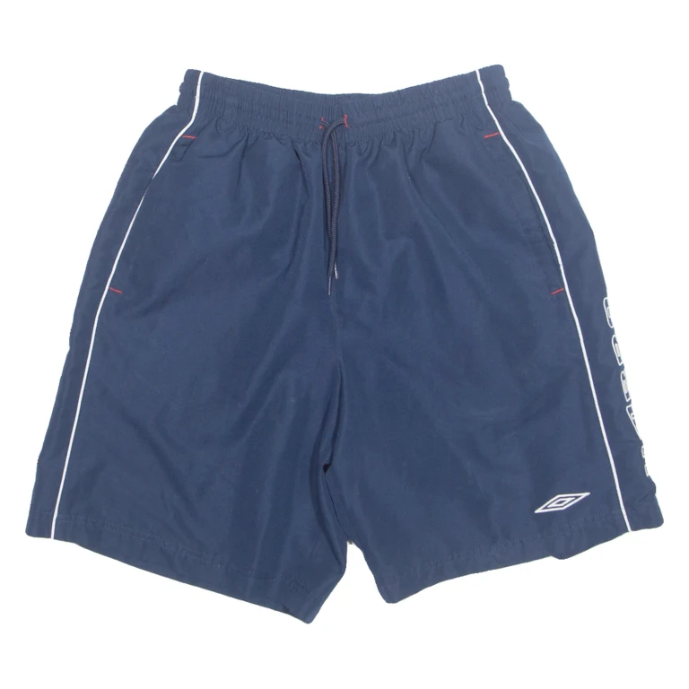 UMBRO Mesh Lined Mens Swimming Shorts Blue Relaxed M W26