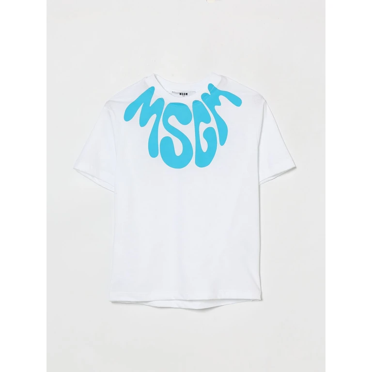 MSGM KIDS T-Shirt Kids color Turquoise (S6MSJUTH222001)