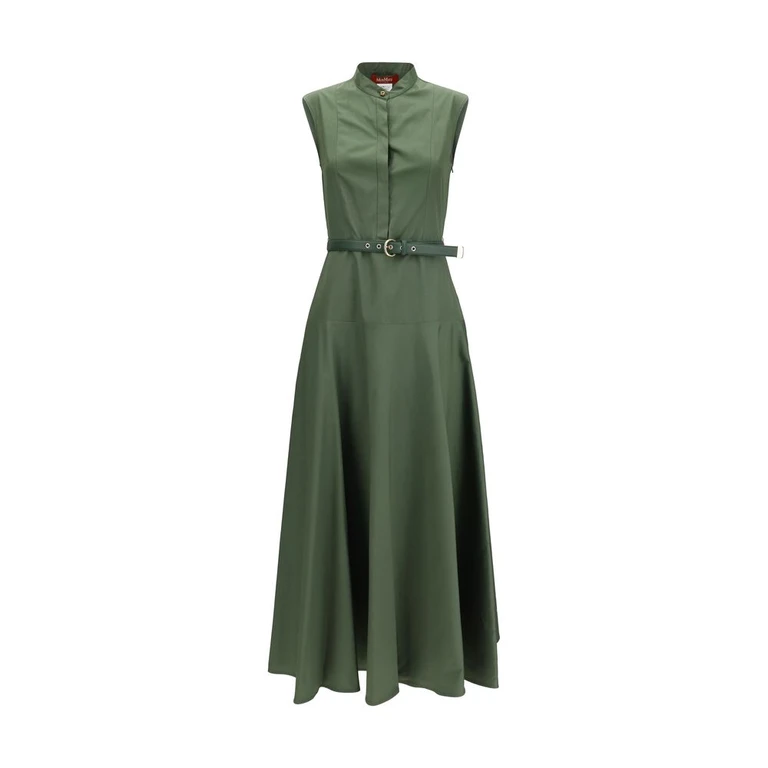 Bicolor Cotton Casual Dress - Women