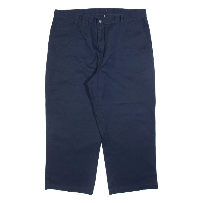DICKIES Mens Trousers Blue Relaxed Straight W36 L25