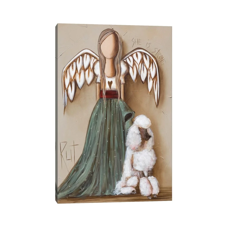 She Is Strong by Ruth's Angels - Canvas Gallery Wrap