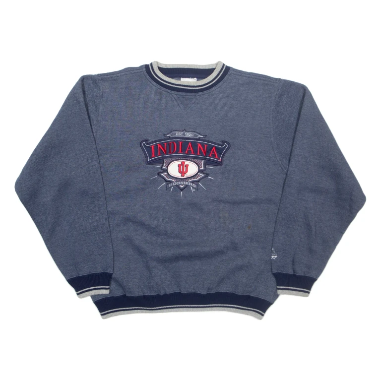 MIDWEST Indiana Mens Sweatshirt Blue USA M