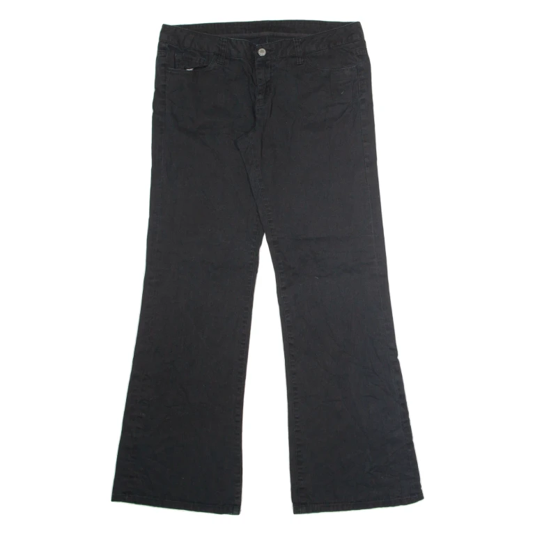 DICKIES Workwear Womens Trousers Black Regular Flared W34 L32