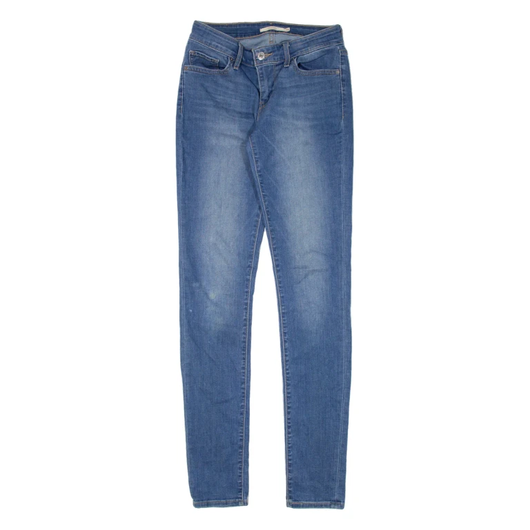 LEVI'S 711 Womens Jeans Blue Slim Skinny W26 L31
