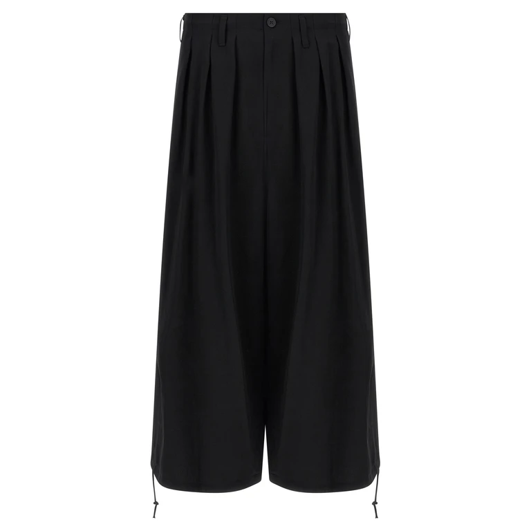 Black Triacetate Casual Pants - Men
