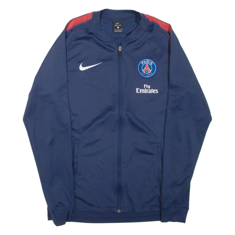 NIKE Dri-fit Paris Saint Germain Mens Track Jacket Blue S