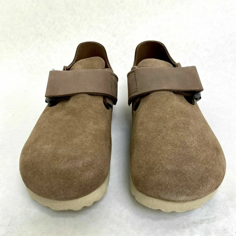Unisex London Tech Suede Leather Taupe