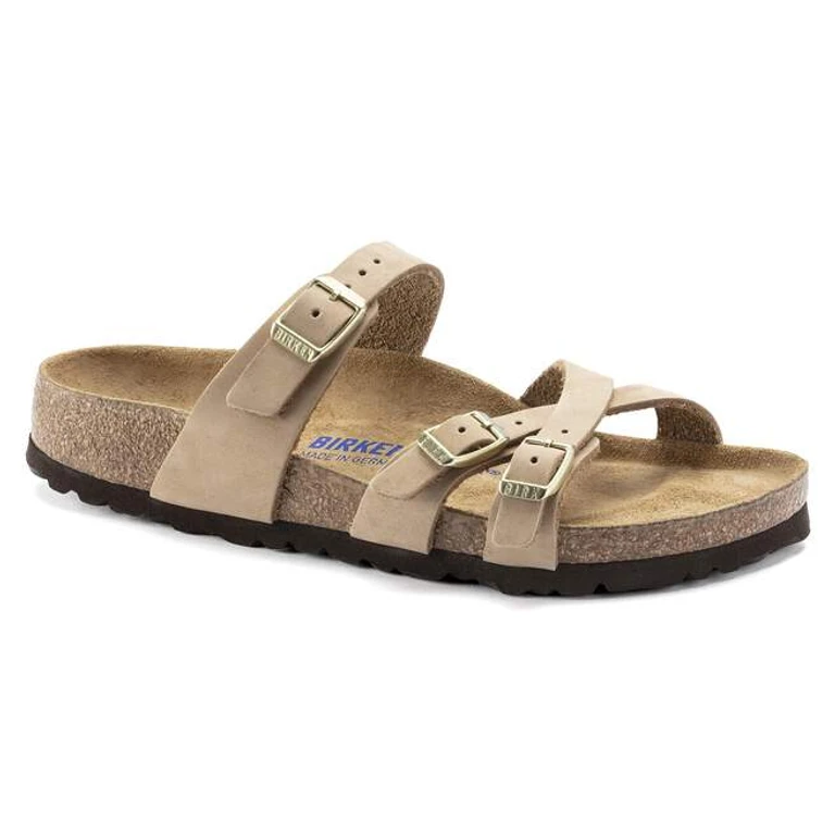 Unisex Franca Soft FootBed Nubuck Sandcastle
