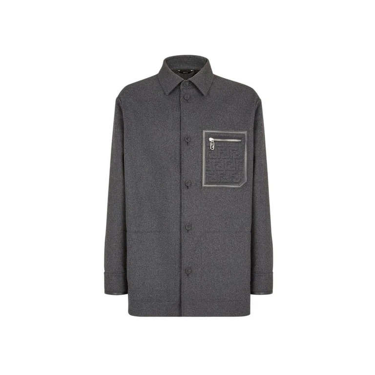 FENDI Cashmere Bomber Jacket Male 48