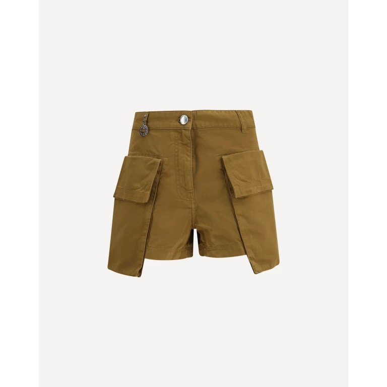 Calções cargo PINKO Kiwi para mulher, tamanho 40