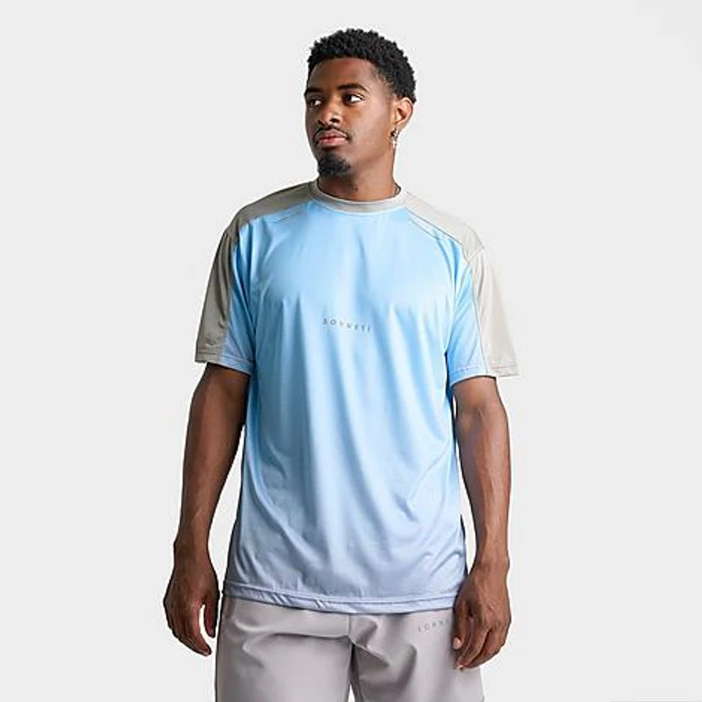 Men's Flash T-Shirt in High Rise Grey/Limpet Shell Size: Small
