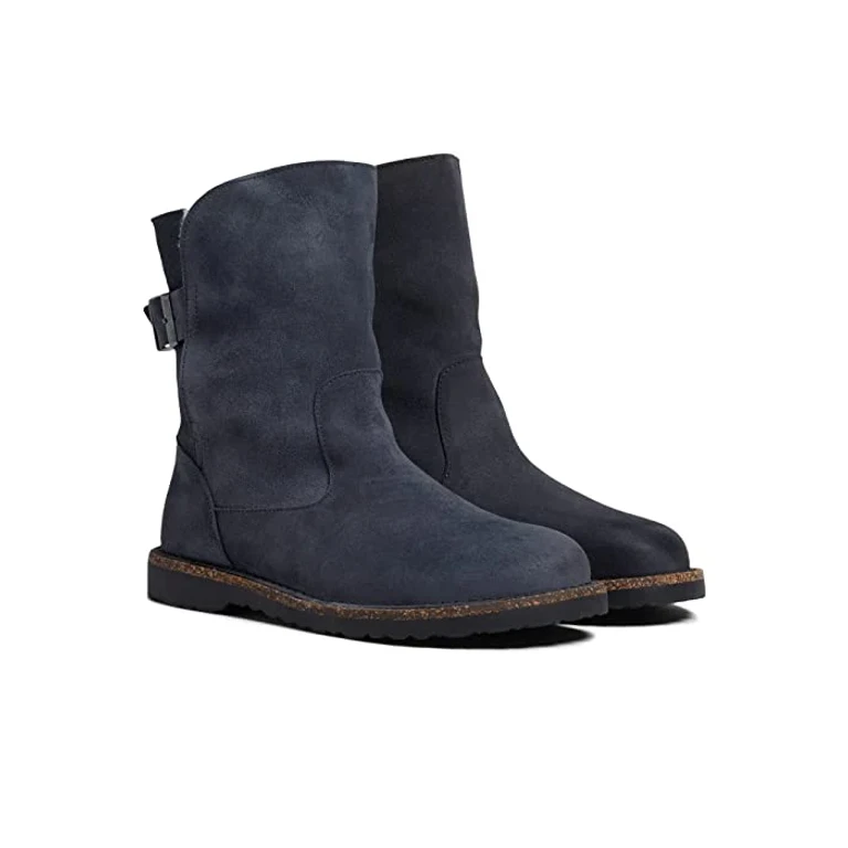 Uppsala Shearling Suede Leather Graphite