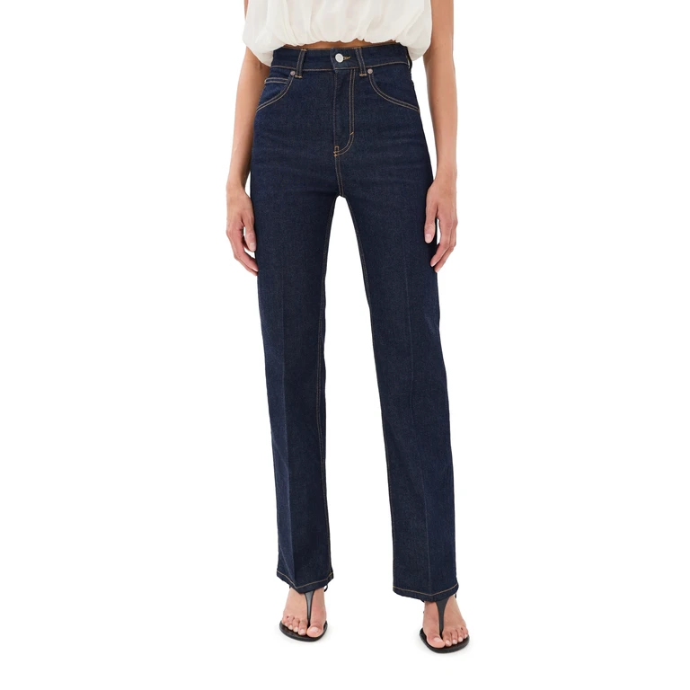 Victoria Beckham Julia Stretch Jeans Indigo Rinse 26