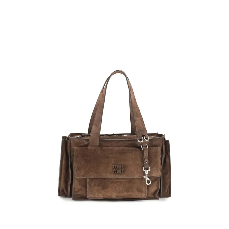 Miu Miu Brown Calf Leather Bos Taurus Shoulder Bag - Women