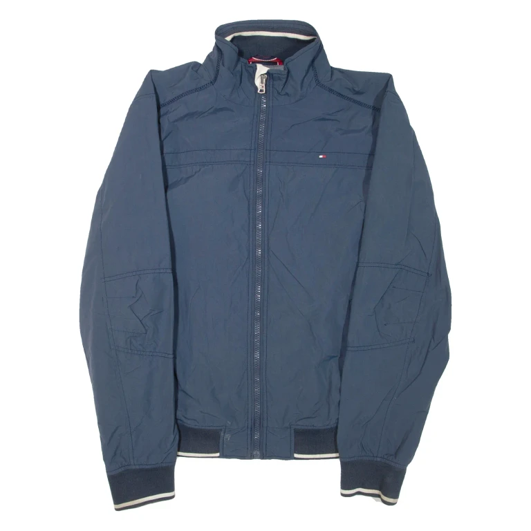 TOMMY HILFIGER Mens Jacket Blue Nylon S
