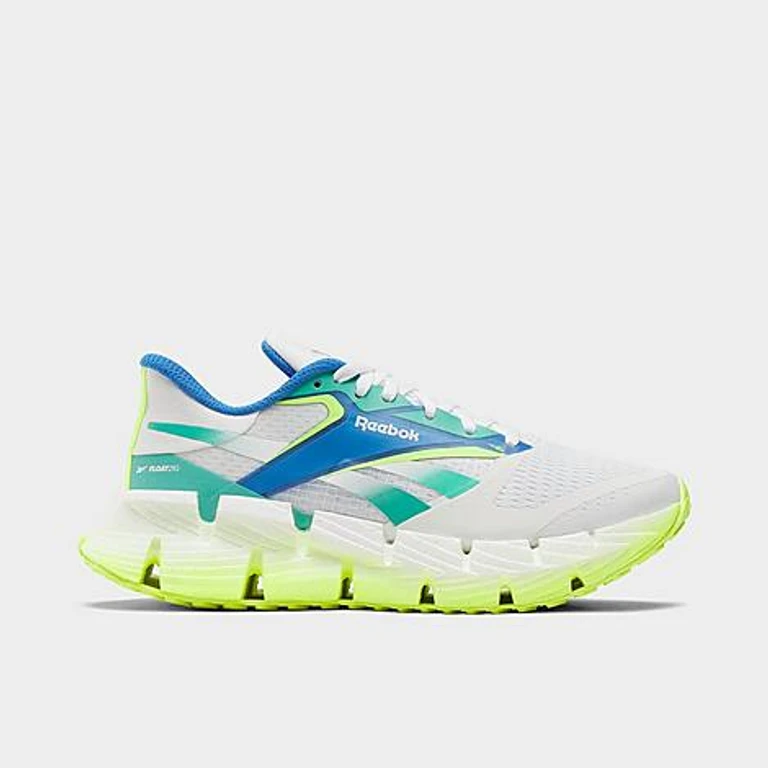 Women's Floatzig 1 Running Shoes in White/Unleashed Green/Digital Lime Size: 12.0