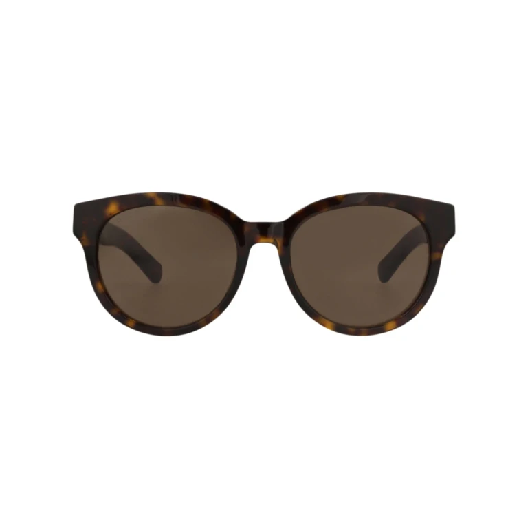 Round-Frame Recycled Acetate Sunglasses