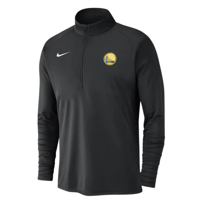Men's NBA Golden State Warriors 1/2 Zip Long Sleeve Pullover