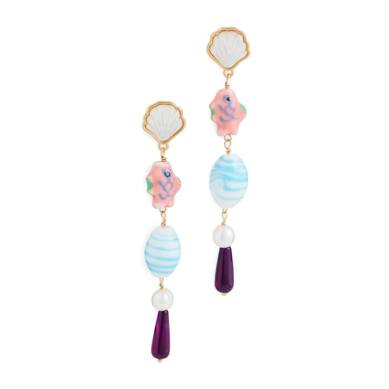 Lenny Earrings Multicolor One Size