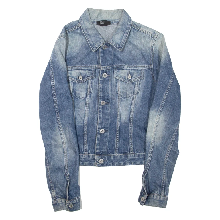 DIESEL Womens Denim Jacket Blue S