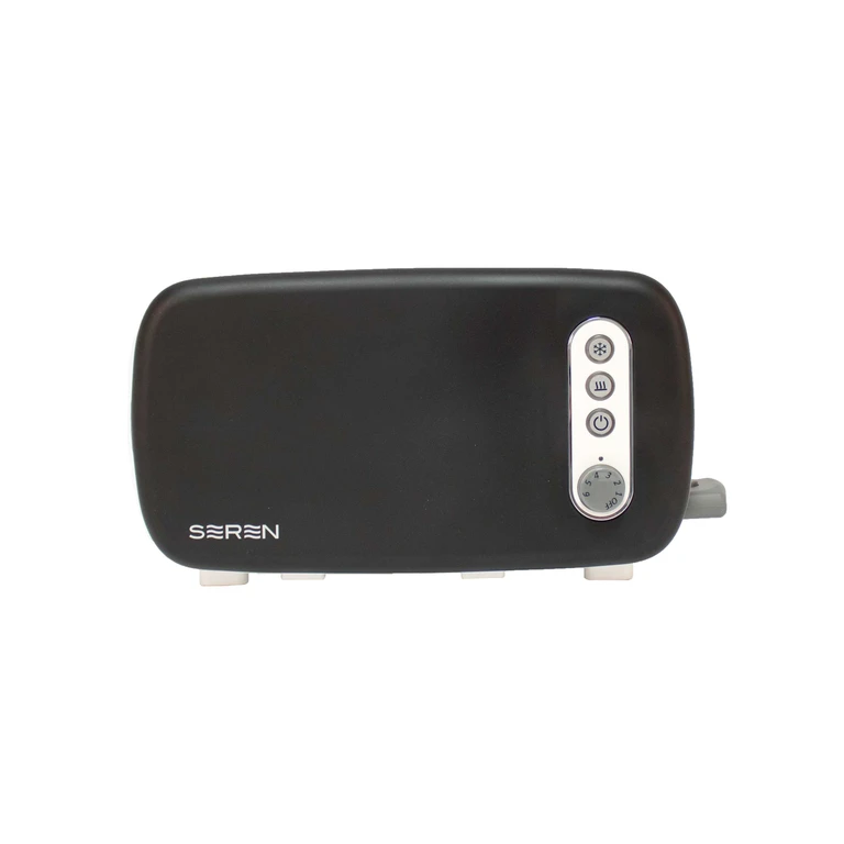 Seren 2Pc Side Loading Toaster with Black Panel