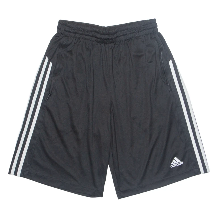 ADIDAS Mens Sports Shorts Black Relaxed M W26