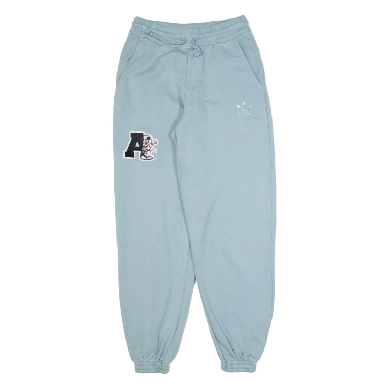 NIKE DISNEY MIckey Mouse Womens Joggers Blue Tapered UK 6 W26 L28