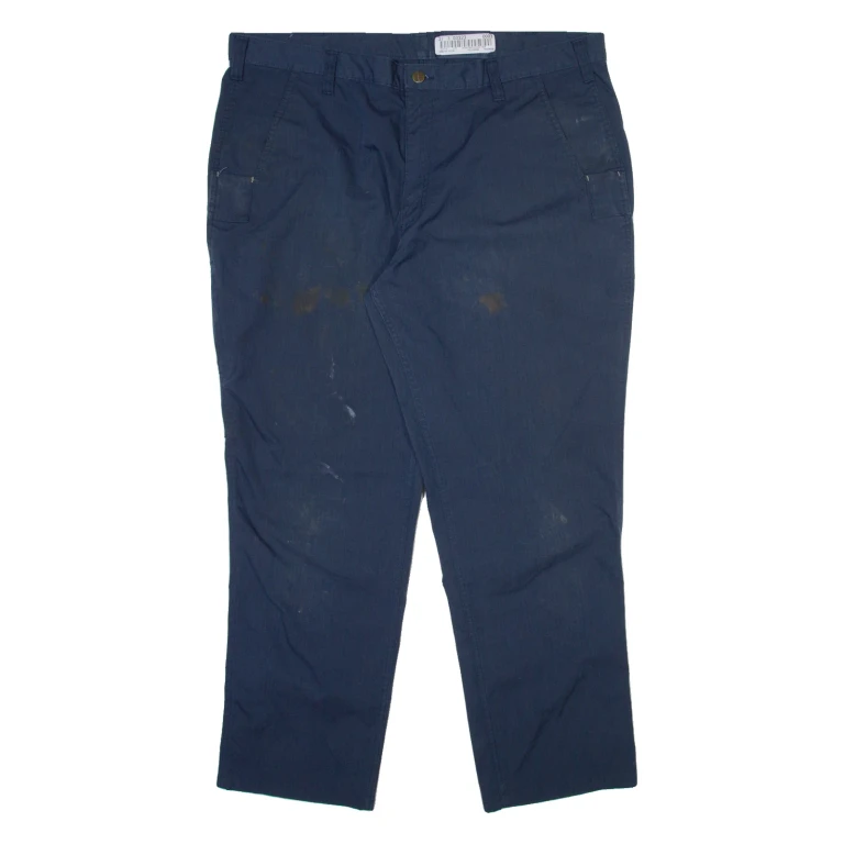 CARHARTT Mens Trousers Blue Relaxed Straight W40 L30