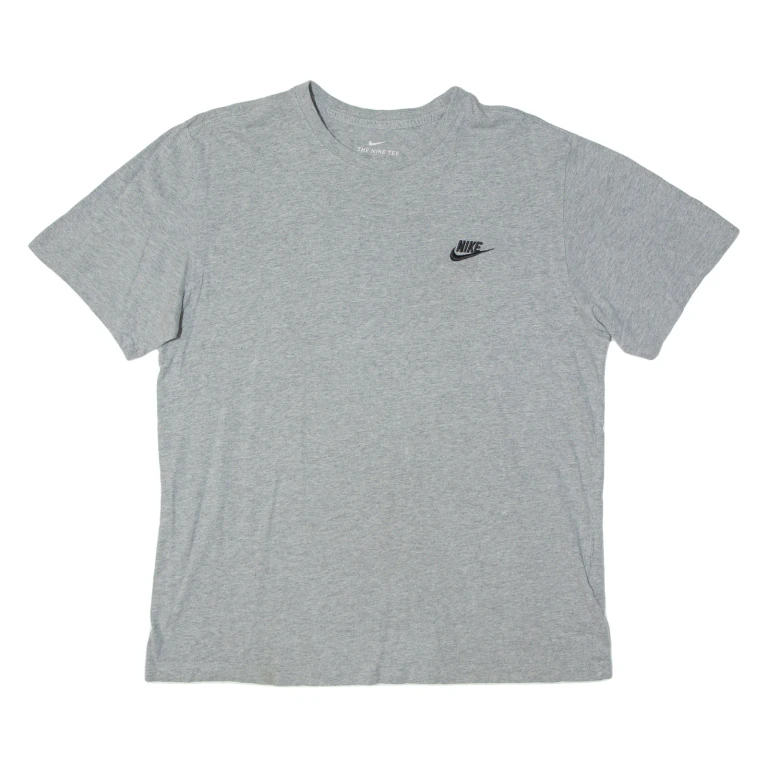 NIKE Mens T-Shirt Grey M (NN1-230824-14050)